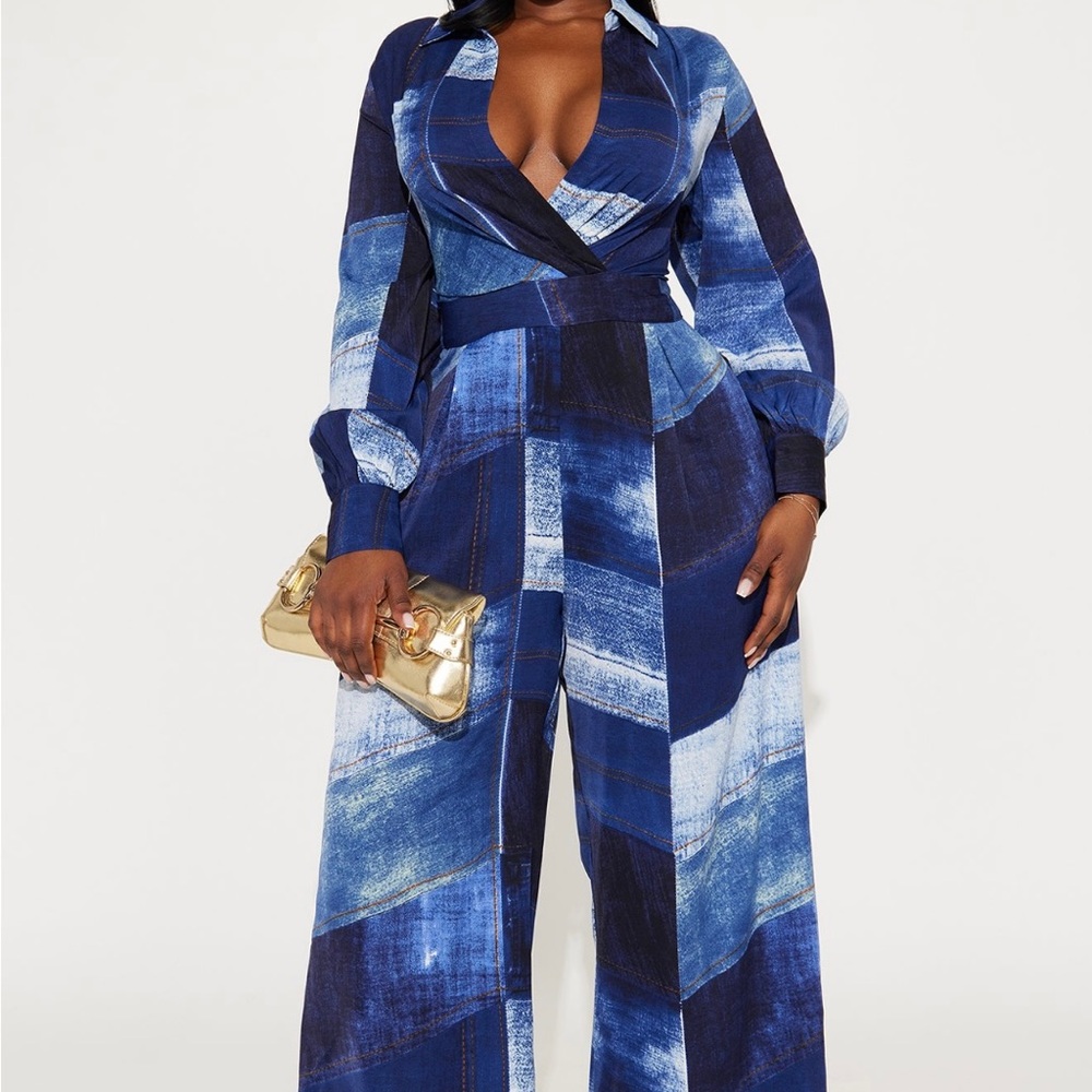 Stylish Blue Women's Jumpsuit
